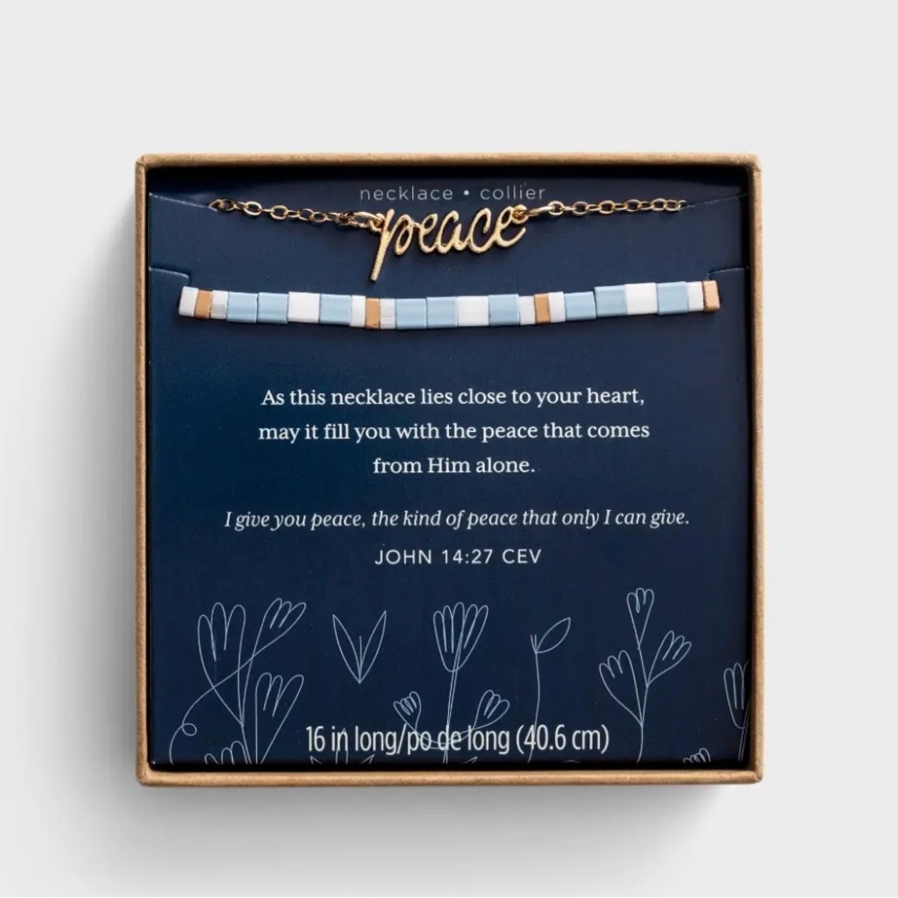 DaySpring Peace Necklace NEW IN BOX